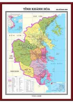 Bản đồ tỉnh Khánh Hòa